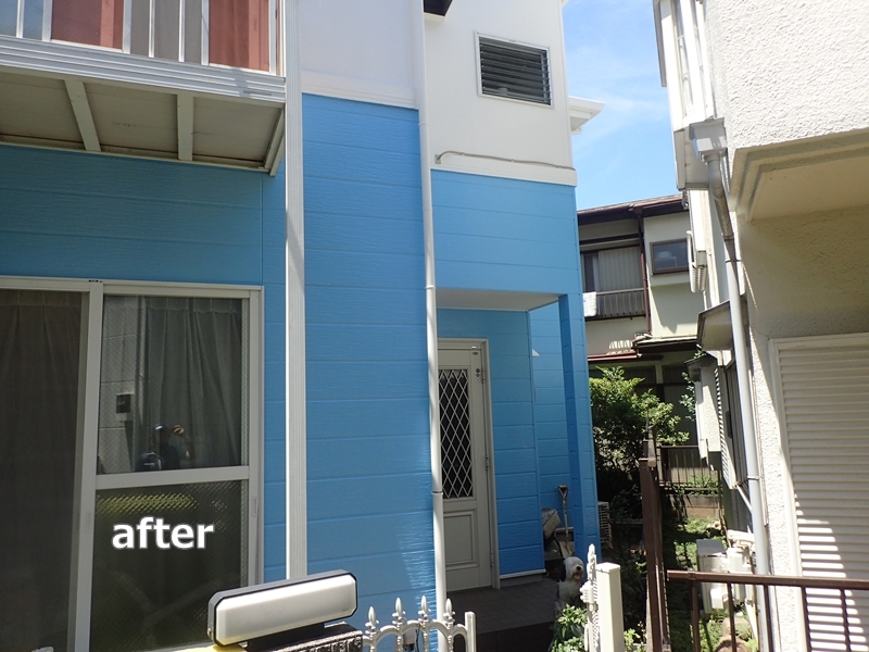 神奈川県川崎市多摩区サイディング外壁塗装　工事後